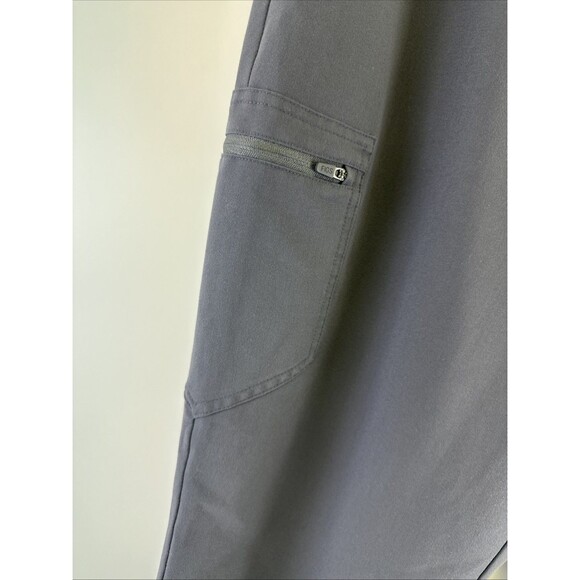 Figs Zamora Jogger Scrub Pant Gray Pink Drawstring Tech W23SW2017 Womens XXL - Picture 4 of 14